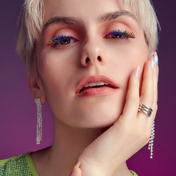 4/$20 KISS Love is Love Pride Eyelashes 14mm / Rainbow - Picture 9 of 10